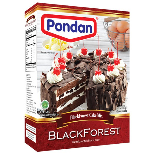 Pondan Blackforest Steam Cake Mix 400gr