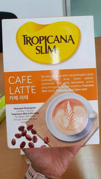 Tropicana Slim Cafe Latte, 140 gram