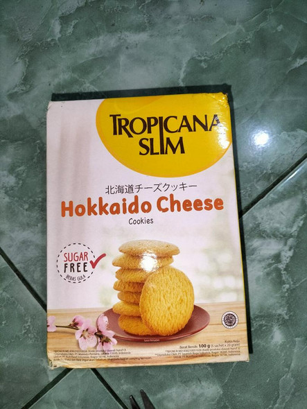 Tropicana Slim Hokaido Cheese Cookies, 100 gram