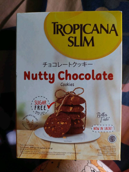 Tropicana Slim Nutty Cookies Chocolate, 200gr
