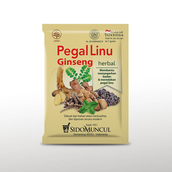 Sido Muncul Jamu Pegal Linu Ginseng , 350gr (50ct @7gr)