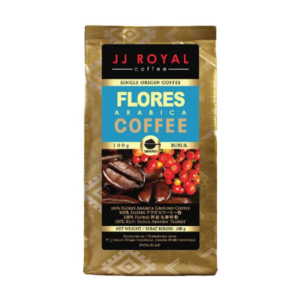 JJ Royal Coffee Flores Arabica Ground, 100 gram