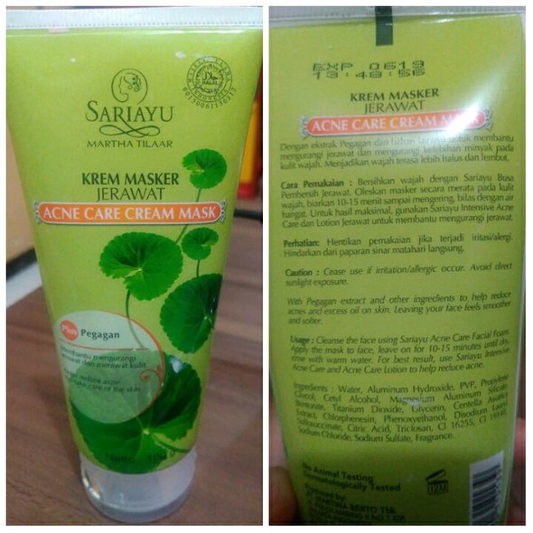 Sariayu Krem Masker Jerawat, 100gr