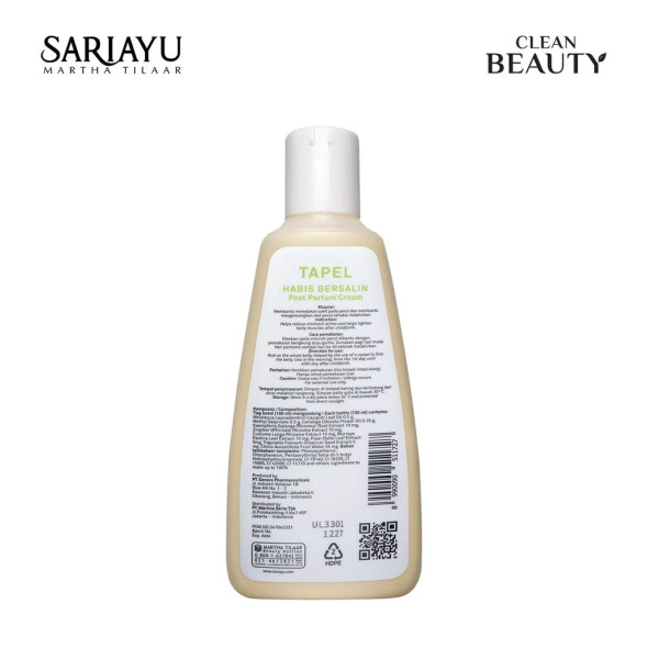 Sariayu Krim Tapel Habis Bersalin, 100ml