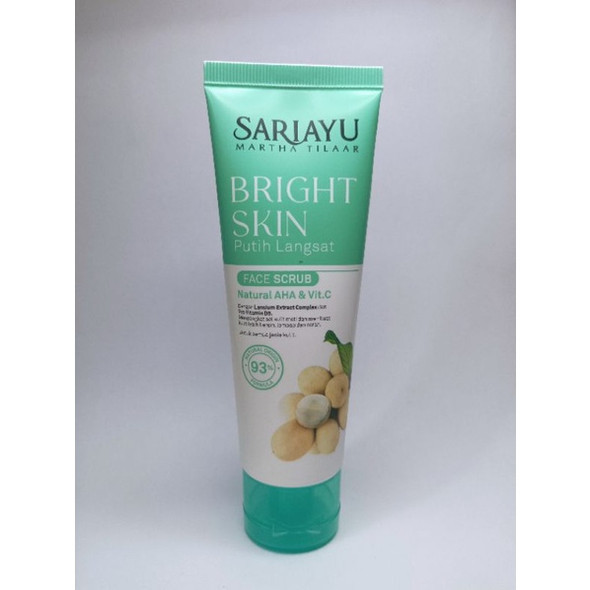 Sariayu Bright Skin Putih Langsat Face Scrub, 75 gr