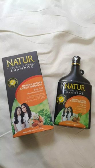 Natur Shampoo Moringa & Sweet Almond Oil, 270ml
