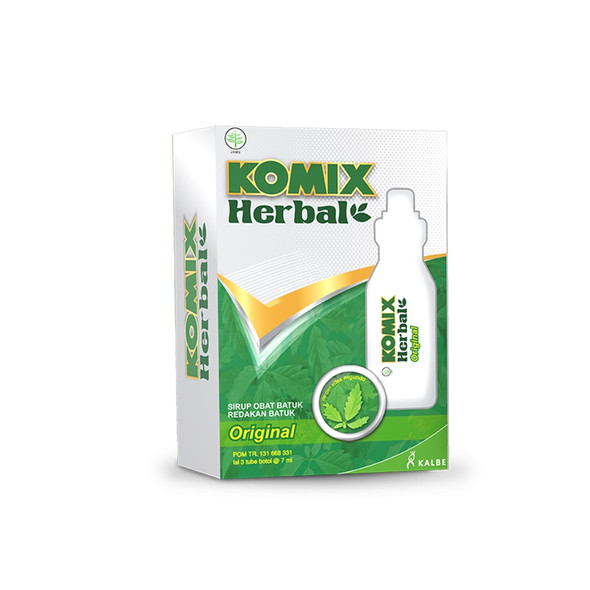 Komix Herbal Original Tube Pack @10 ml (4 Tube)