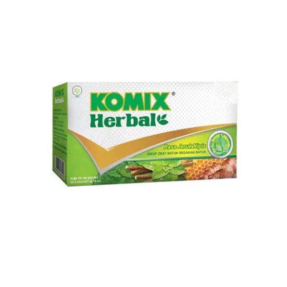 Komix Herbal Jeruk Nipis, 90ml (6ct x @15ml)