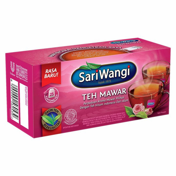 Sariwangi Teh Mawar Celup (Rose Tea Dip), 25 ct