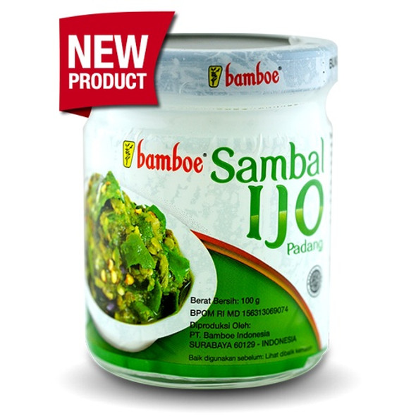 Bamboe Sambal Ijo Jar, 100gr