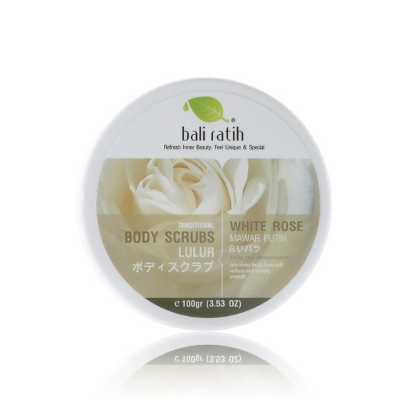 Bali Ratih Lulur / Body Scrub White Rose , 100 gr