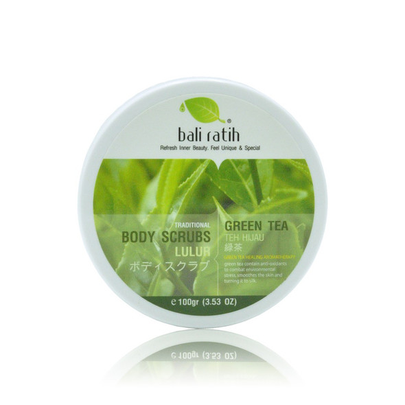 Bali Ratih Lulur/Body Scrub Green Tea, 100 gr
