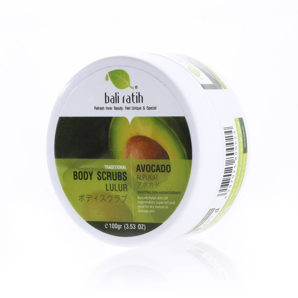 Bali Ratih Lulur/Body Scrub Avocado, 100 gr