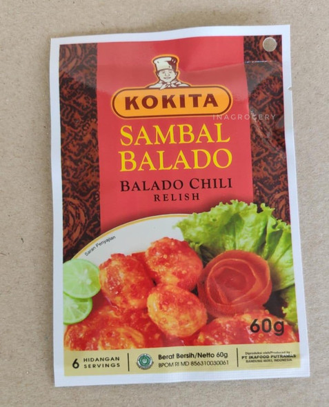 Kokita Sambal Balado (Balado Chili), 60gr