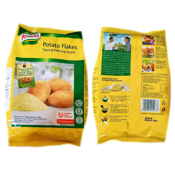 Knorr Knoor Potato Flakes Tepung Kentang, 500 Gr