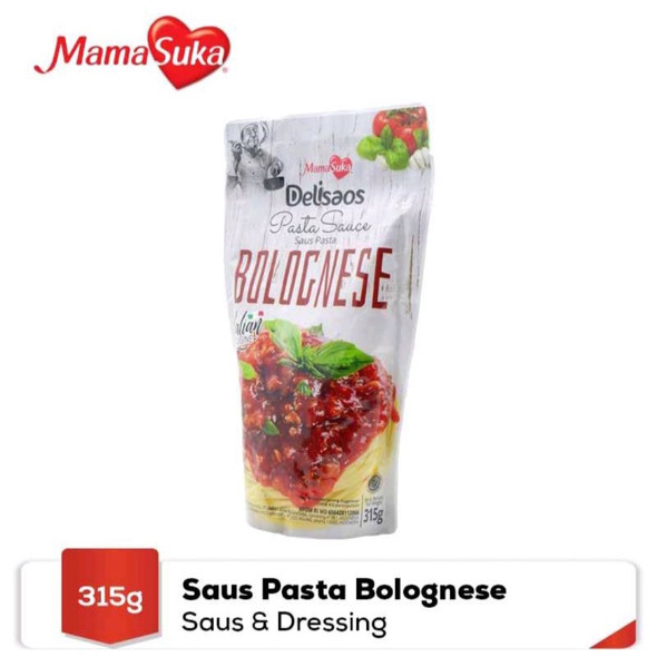 Mamasuka Delisaos Saus Pasta Bolognese, 315 gr