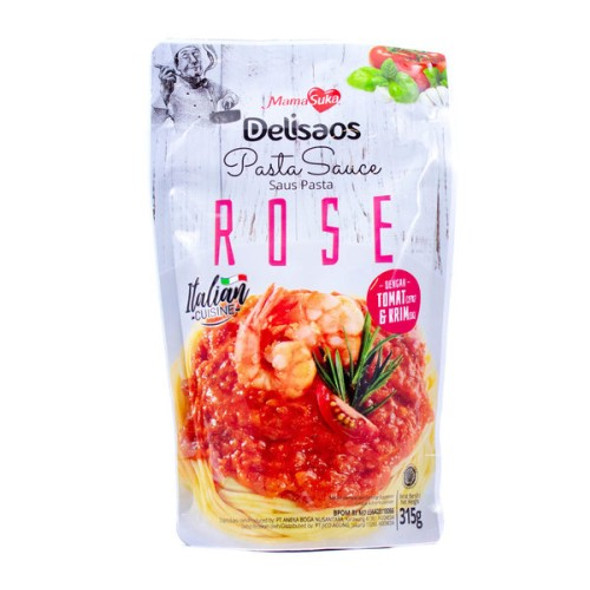 Mamasuka Delisaos Saus Pasta Rose, 315 gr