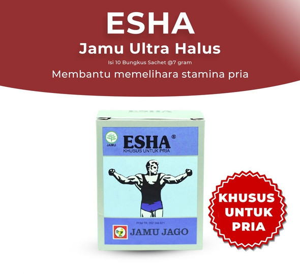 Esha Jamu Serbuk (for men), @7gr - 10ct