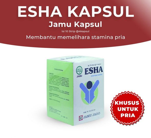 Esha Jamu Kapsul (For Men), @7gr - 10 ct