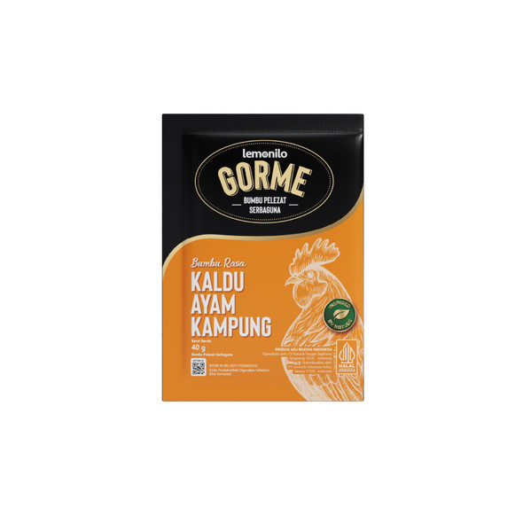 Lemonilo Gorme Kaldu Ayam Kampung - Free range Chicken Broth Flavor Seasoning, 40gr