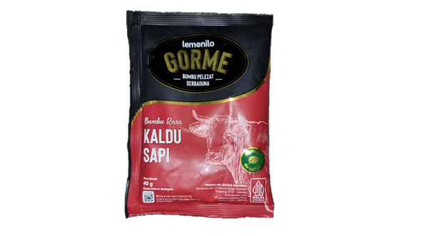 Lemonilo Gorme Bumbu Rasa Kaldu Sapi - Beef Broth Flavor Seasoning, 40gr