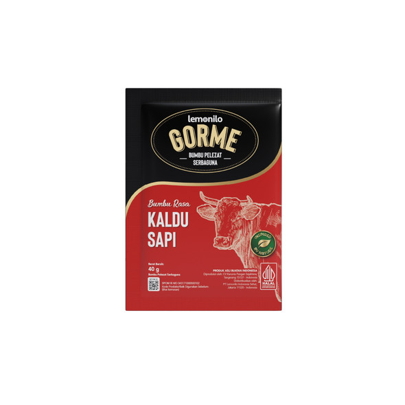 Lemonilo Gorme Bumbu Rasa Kaldu Sapi - Beef Broth Flavor Seasoning, 40gr