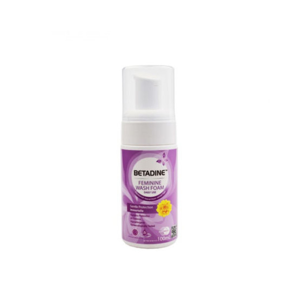 Betadine Feminine Wash Hygiene Foam Gentle Protection, 100ml