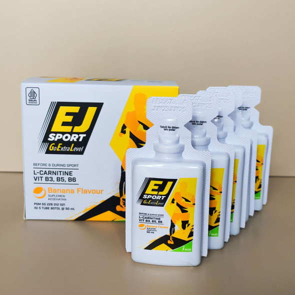 EJ Sport Energy Gel Box, 250ml (5 tube @50ml)