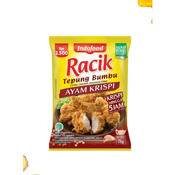 Indofood Racik Tepung Bumbu Ayam Crispy, 75gr