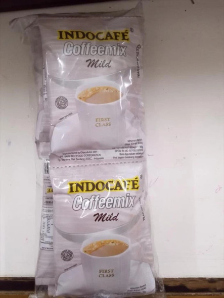 Indocafe Coffee Mix Mild Instant Drink, 180 gram (@18gr x 10ct)