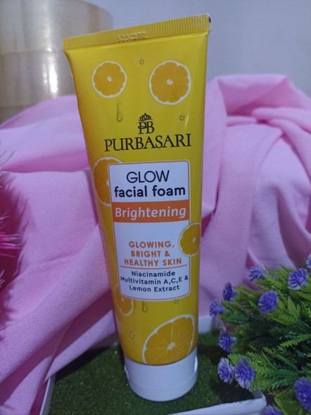 Purbasari Glow Facial Foam - Brightening, 100grams