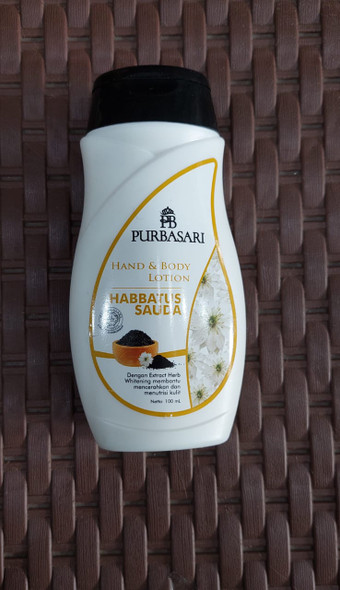 Purbasari Hand & Lotion Habbatussauda, 100 ml