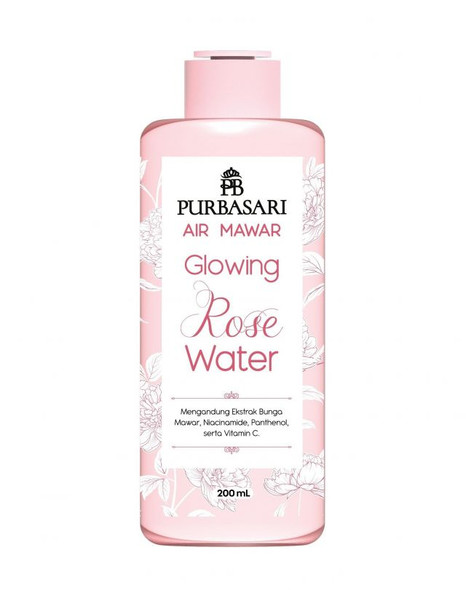 Purbasari Glowing Rose Water, 200ml