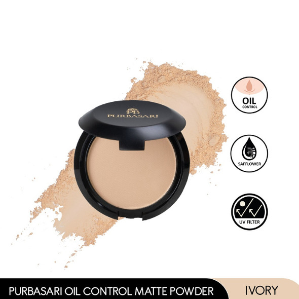 Purbasari Oil Control Matte Powder Ivory, 12gr