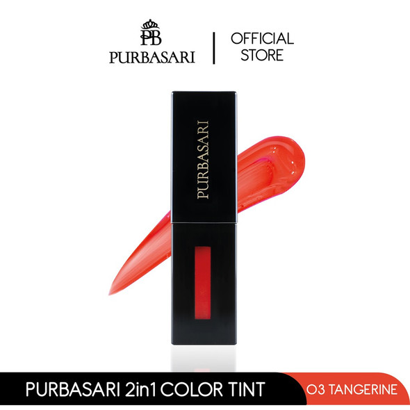 Purbasari 2IN1 Color Tint Cheek & Lip Tint Tangerine