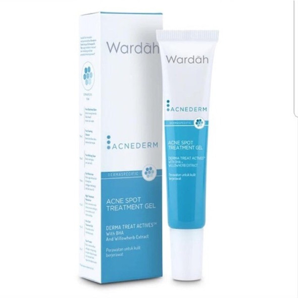 Wardah Acnederm Acne Spot Treatment Gel, 15 ml