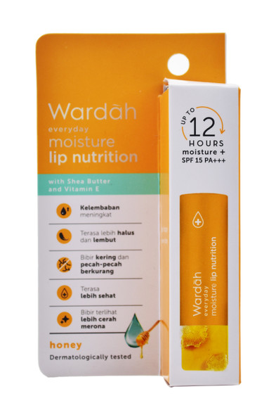 Wardah Everyday Moisture Lip Nutrition Honey, 4gr