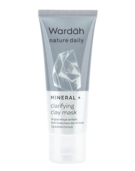 Wardah Nature Daily Mineral+ Clarifying Clay Mask, 60 ml