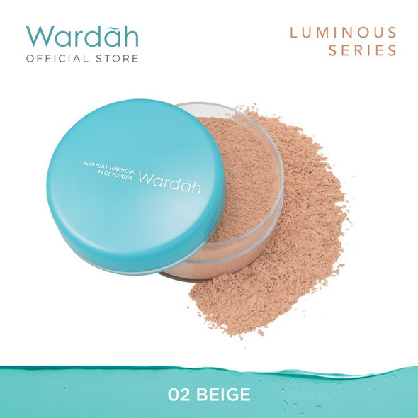 Wardah Everyday Luminous Face Powder Beige, 30gr