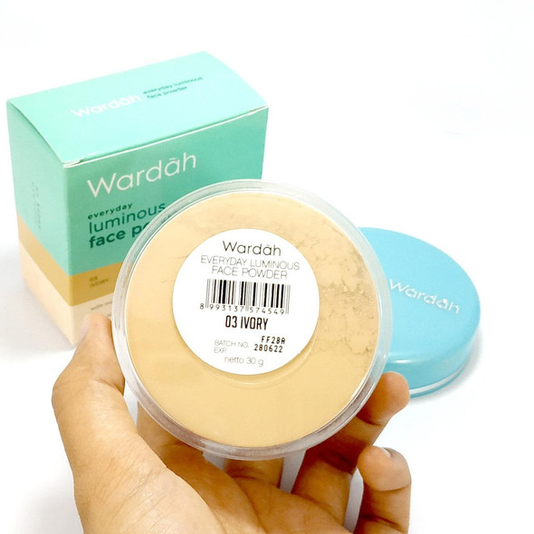 Wardah Everyday Luminous Face Powder Ivory, 30gr