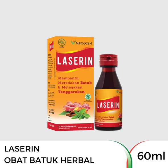 Laserin Herbal Cough Medicine, 60 ml