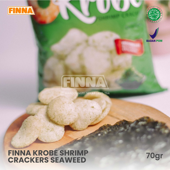 Finna Krobe Shrimp Crackers Seaweed 70 gr