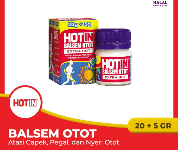 HOTIN Extra Hot Muscle Balm, 25gr (20gr + 5gr)