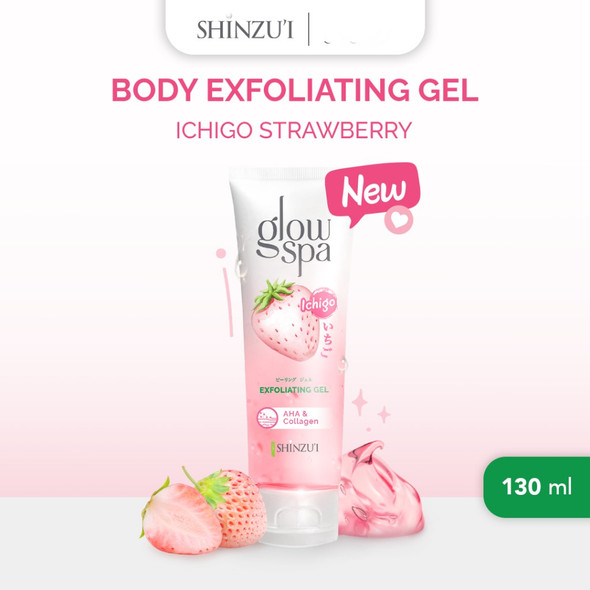 Shinzui Glow Spa Exfoliating Gel Ichigo 130ml