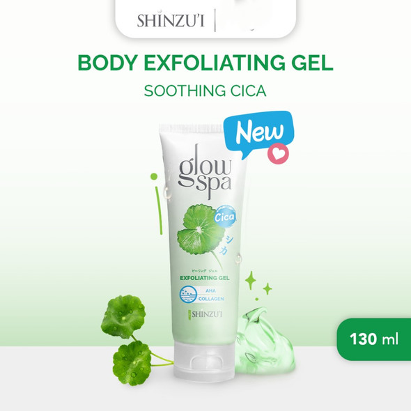 Shinzui Glow Spa Exfoliating Gel Cica, 130ml