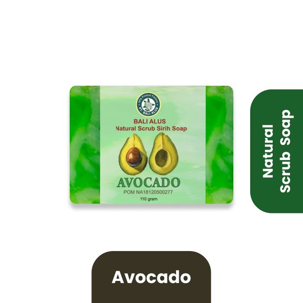 Bali Alus Soap Naural Scrub Avocado 110 gr