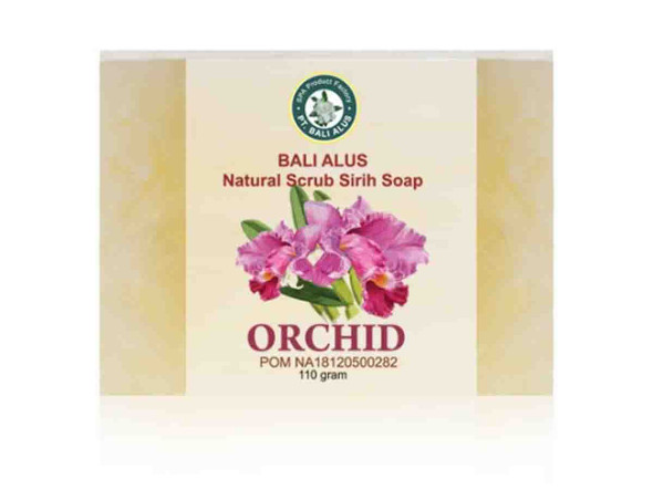 Bali Alus Soap Naural Scrub Orchid, 110 gr
