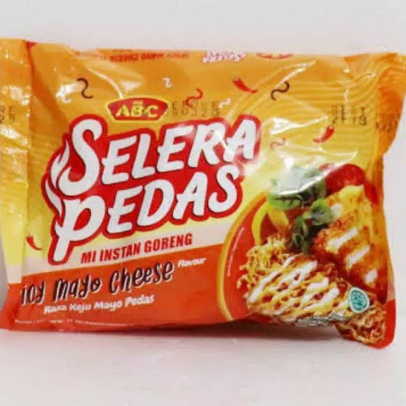 ABC Selera Pedas Mi Instant Goreng Spicy Mayo Cheese, 85 g
