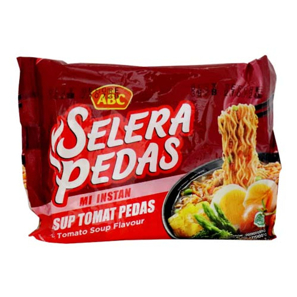 ABC Selera Pedas Mie Instan Sup Tomat Pedas (Spicy Tomato Soup), 85 gr