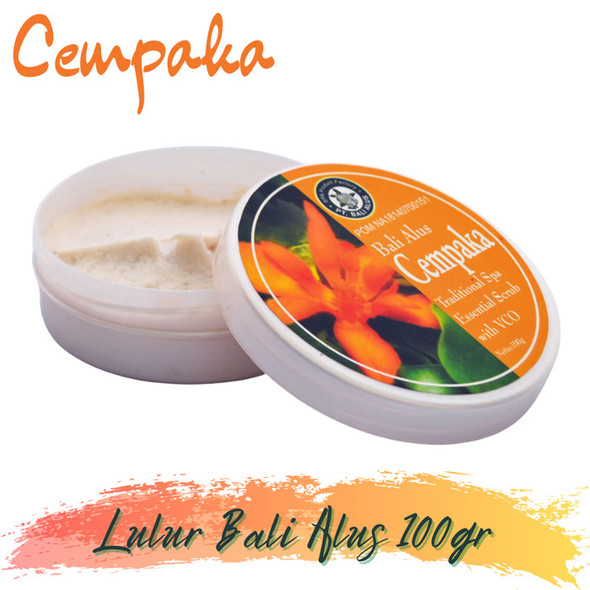 BALI ALUS Lulur Cream Scrub Cempaka, 100gr